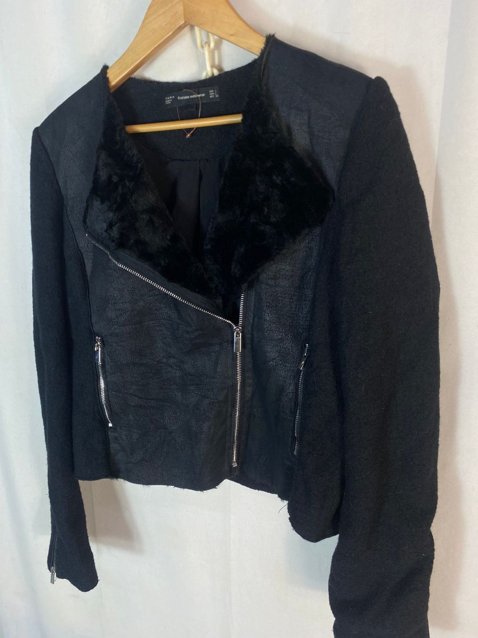 Zara Zara Trafaluc outwear croptop zipper jacket Size M / US 6-8 / IT 42-44 - 4 Thumbnail