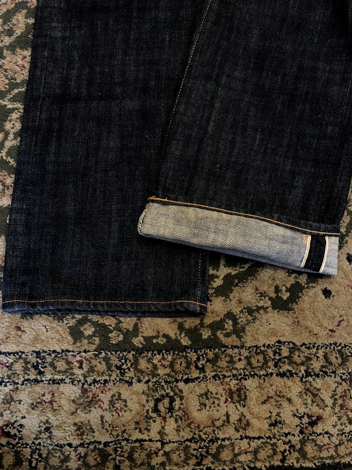 Japanese Brand REDMOON LOT RMJ-200 SELVEDGE JEANS Size US 31 - 7 Thumbnail