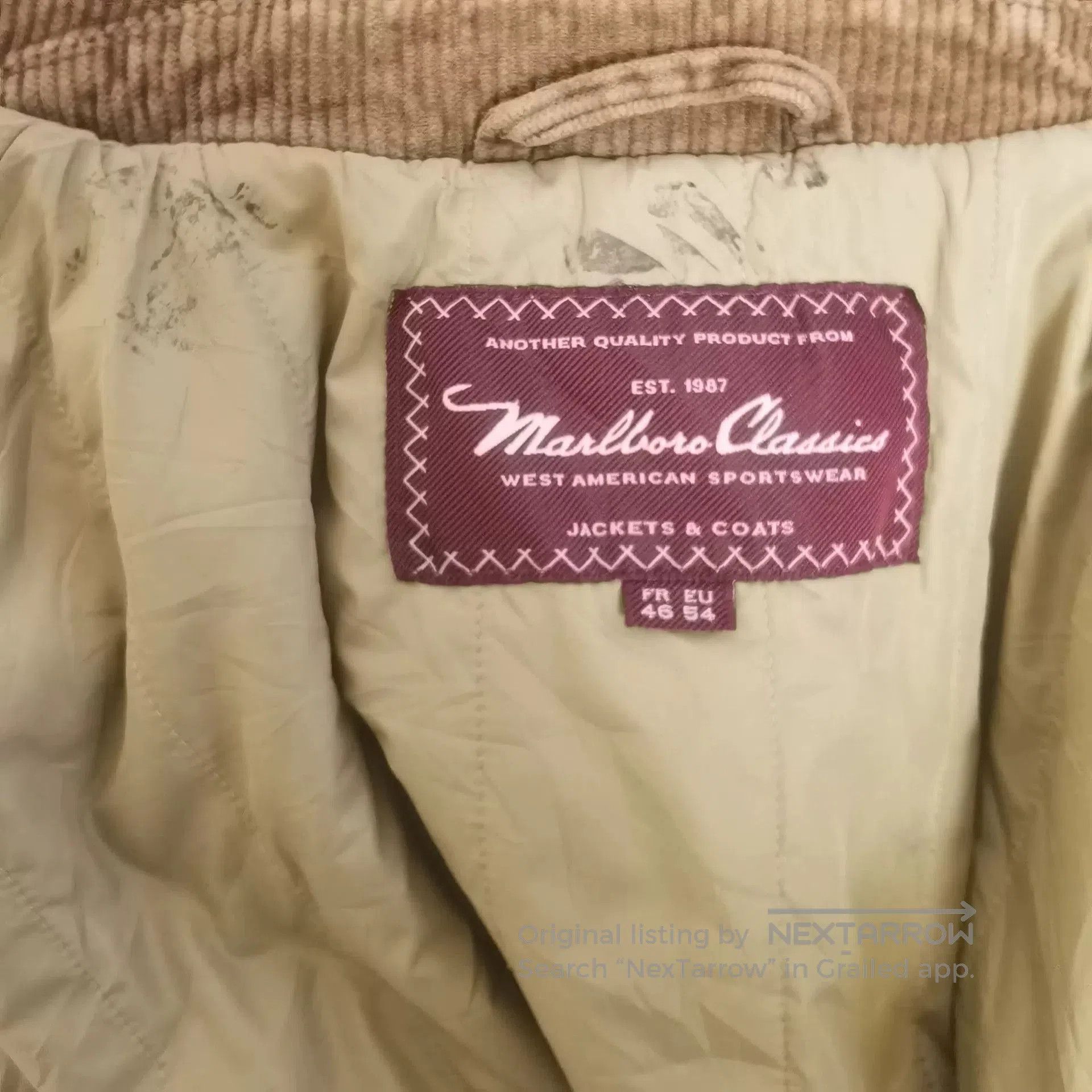 Marlboro Classics Marlboro Classics Corduroy Jacket. Size US L / EU 52-54 / 3 - 9 Thumbnail