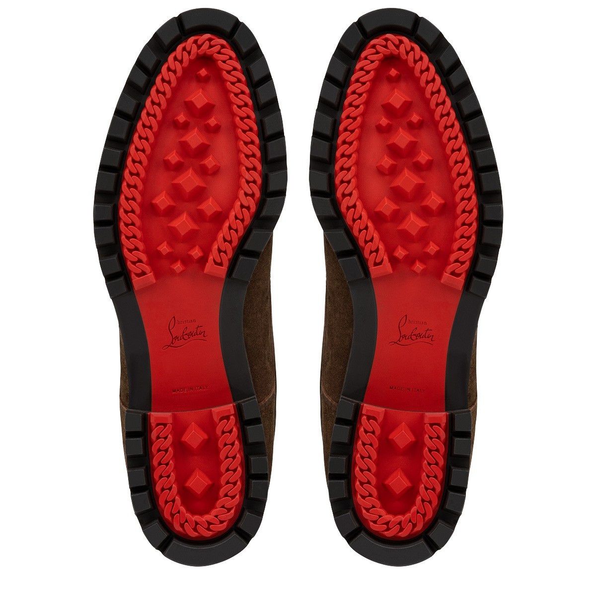 Christian Louboutin o1s1wg110125 Trapman Ankle Boots in Brown Size US 12 / EU 45 - 5 Thumbnail