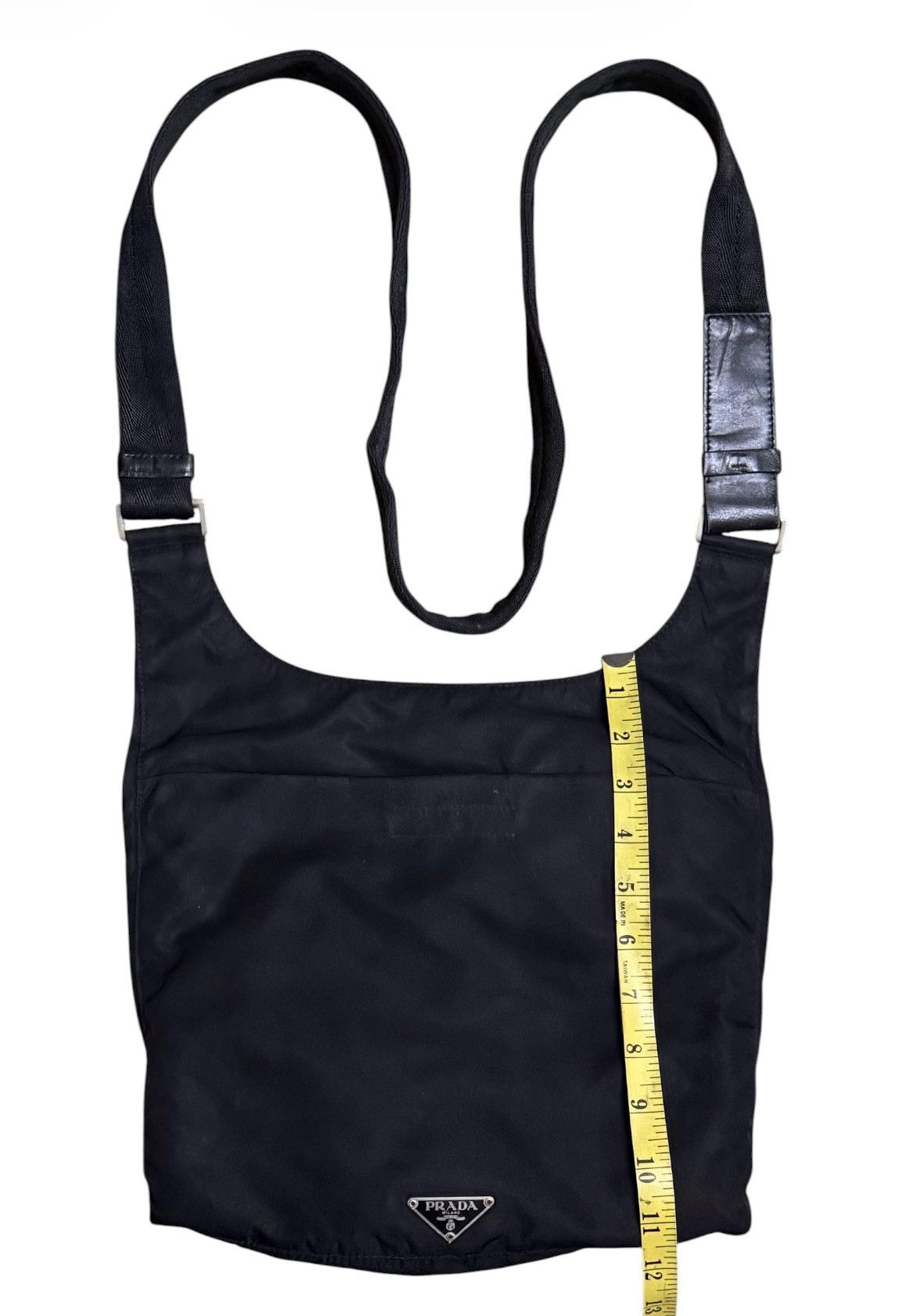 Prada Prada Nylon Crossbody Bag Black Men Vintage Size ONE SIZE - 3 Thumbnail