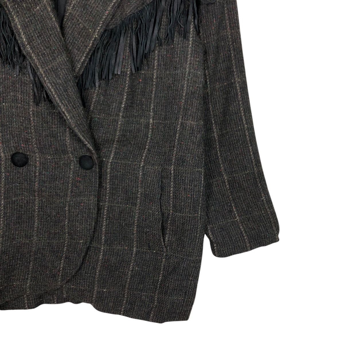 Japanese Brand 📌Wool Jacket Boro Design Western Hiyoshiya Issey Miyake Size US M / EU 48-50 / 2 - 6 Thumbnail