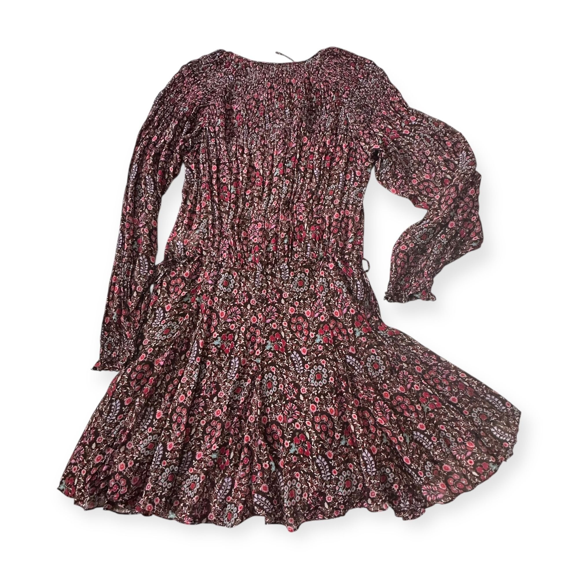 Isabel Marant Etoile Isabel Marant Étoile Noanne Floral Mini Dress Brown FR 34 NW Size XS / US 0-2 / IT 36-38 - 6 Thumbnail