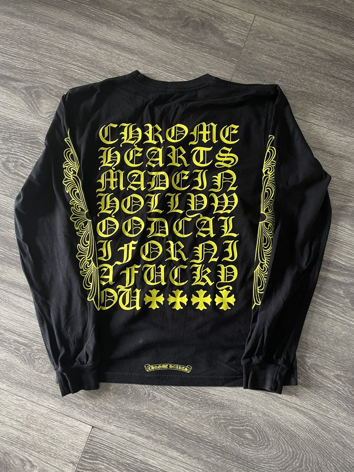 Chrome Hearts Chrome hearts eye chart Tshirt Grailed