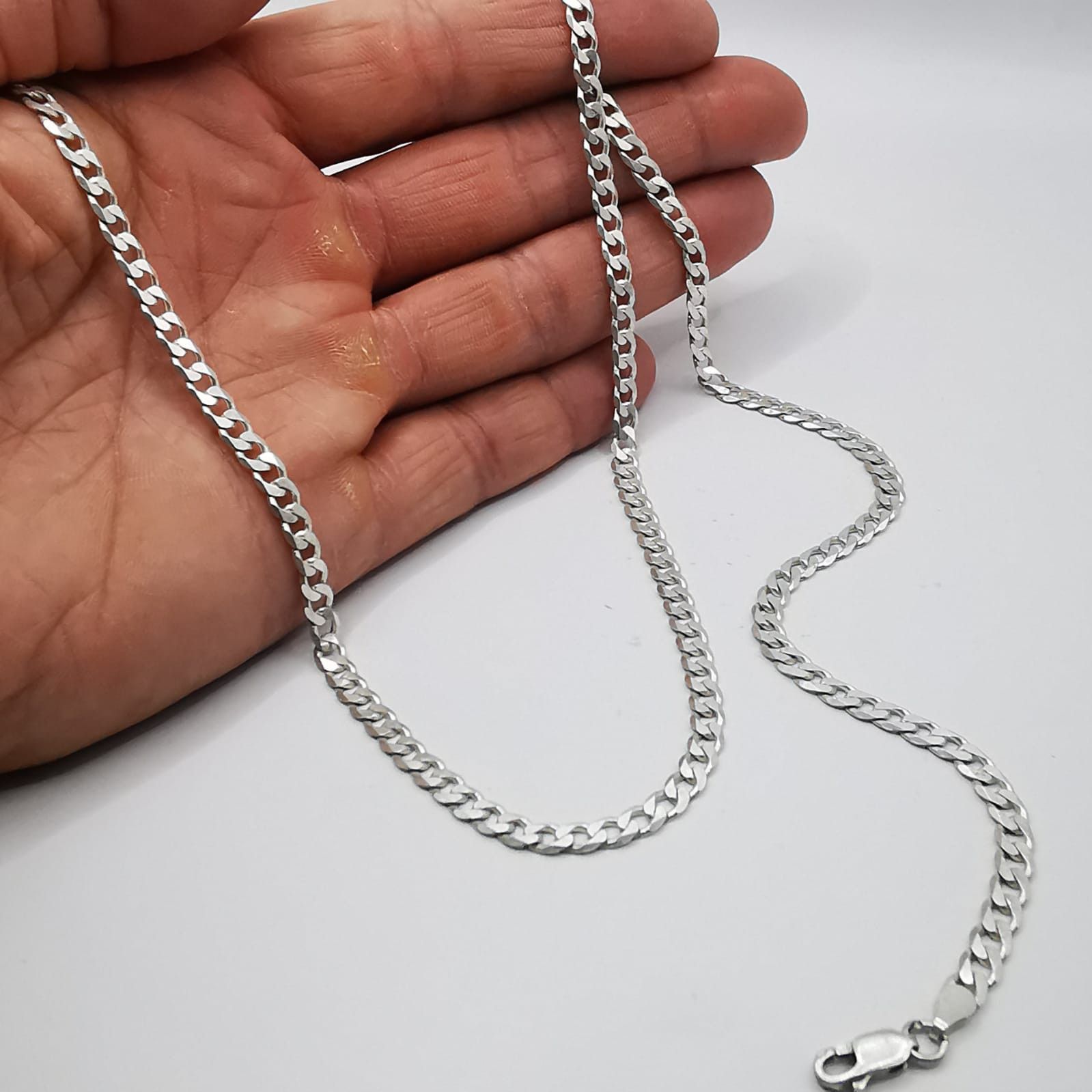 Sterling Silver Vintage Jewelry Chain, 925 Sterling Silver 18,05g Size ONE SIZE - 3 Thumbnail