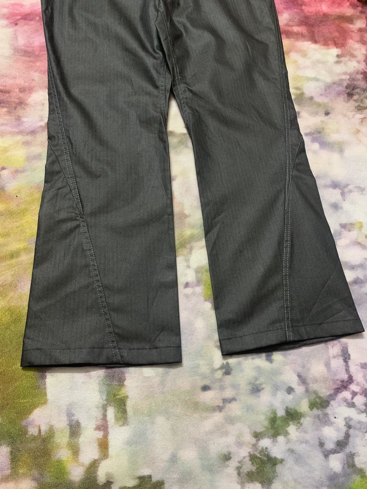 Tornado Mart 2000 Male & Co Flare Apocalypse Metallic Black Pants Size US 34 / EU 50 - 3 Thumbnail