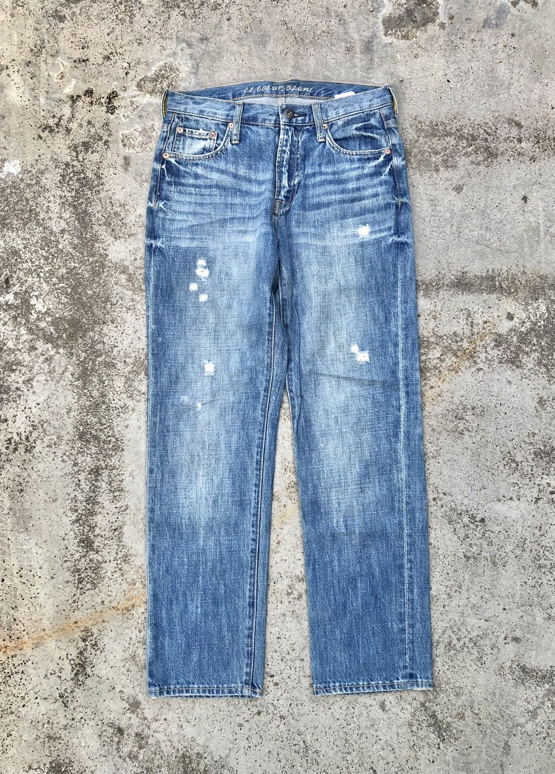 Japanese Brand BUCKLE BACK DISTRESSED DENIM BY L & CO Size US 29 - 1 Thumbnail