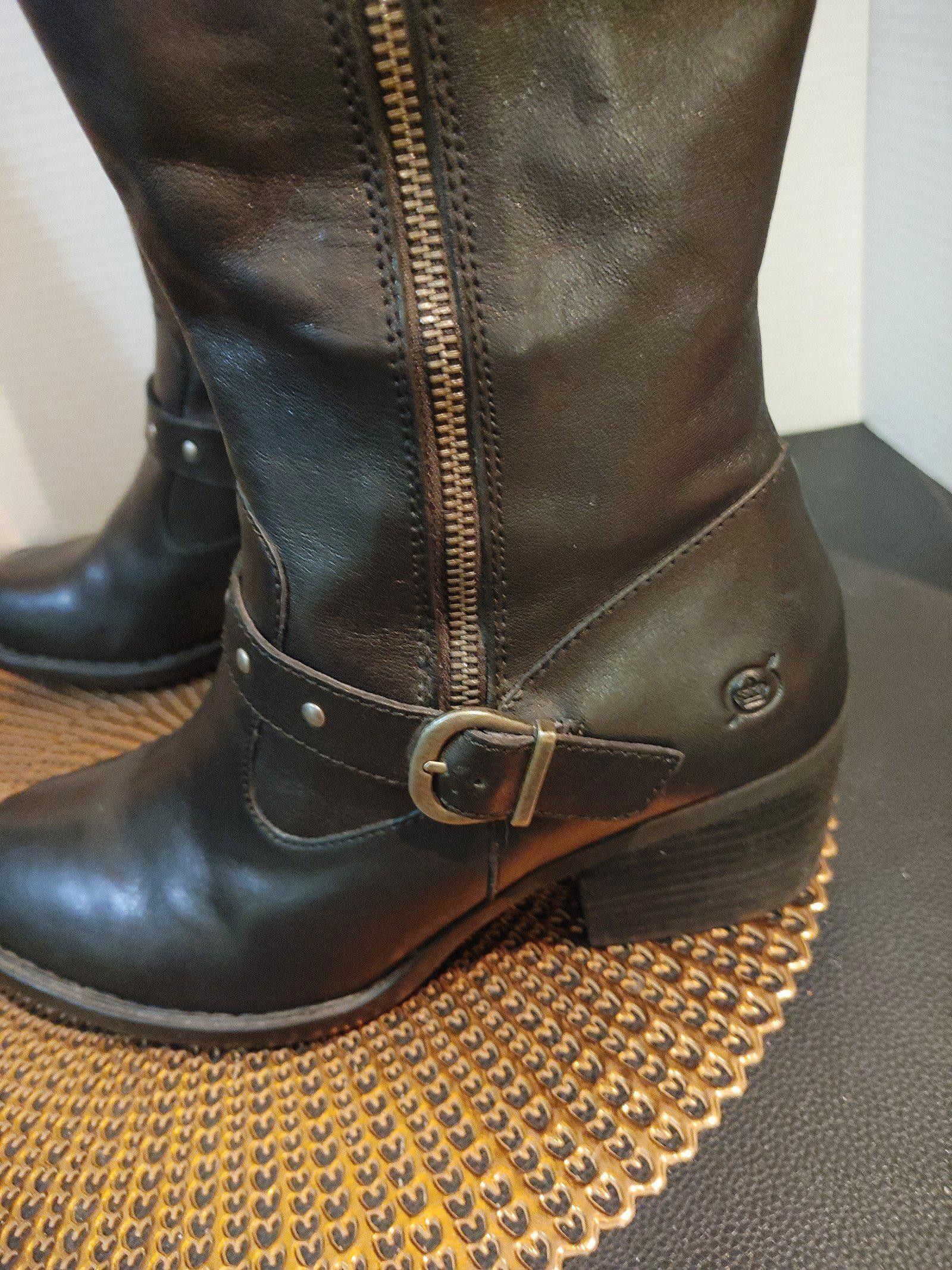Born Born Leather Riding Boots Size 9.5 Size US 9.5 / IT 39.5 - 2 Thumbnail