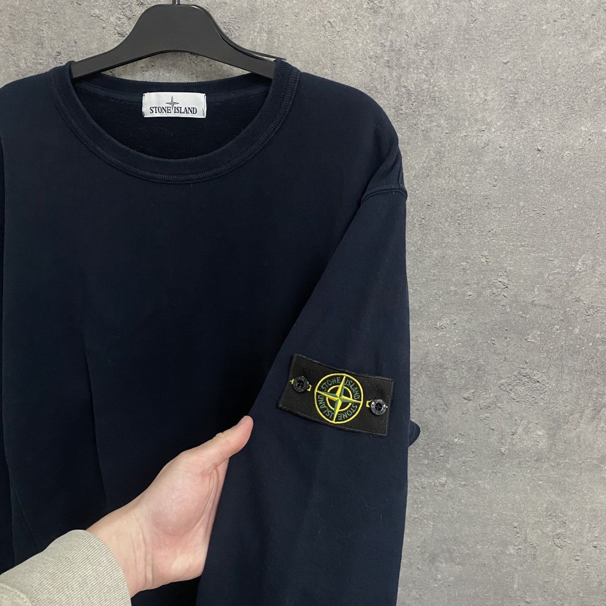 Stone Island Stone Island Crewneck Sweatshirt Navy Size XXL Size US XXL / EU 58 / 5 - 6 Thumbnail