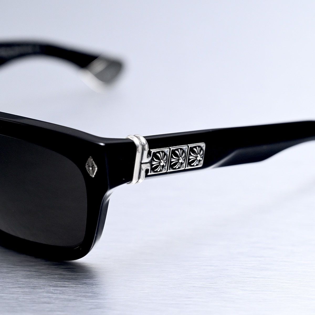Chrome Hearts CHROME HEARTS SLUSS BUSSIN II BLACK SUNGLASSES Size ONE SIZE - 3 Thumbnail