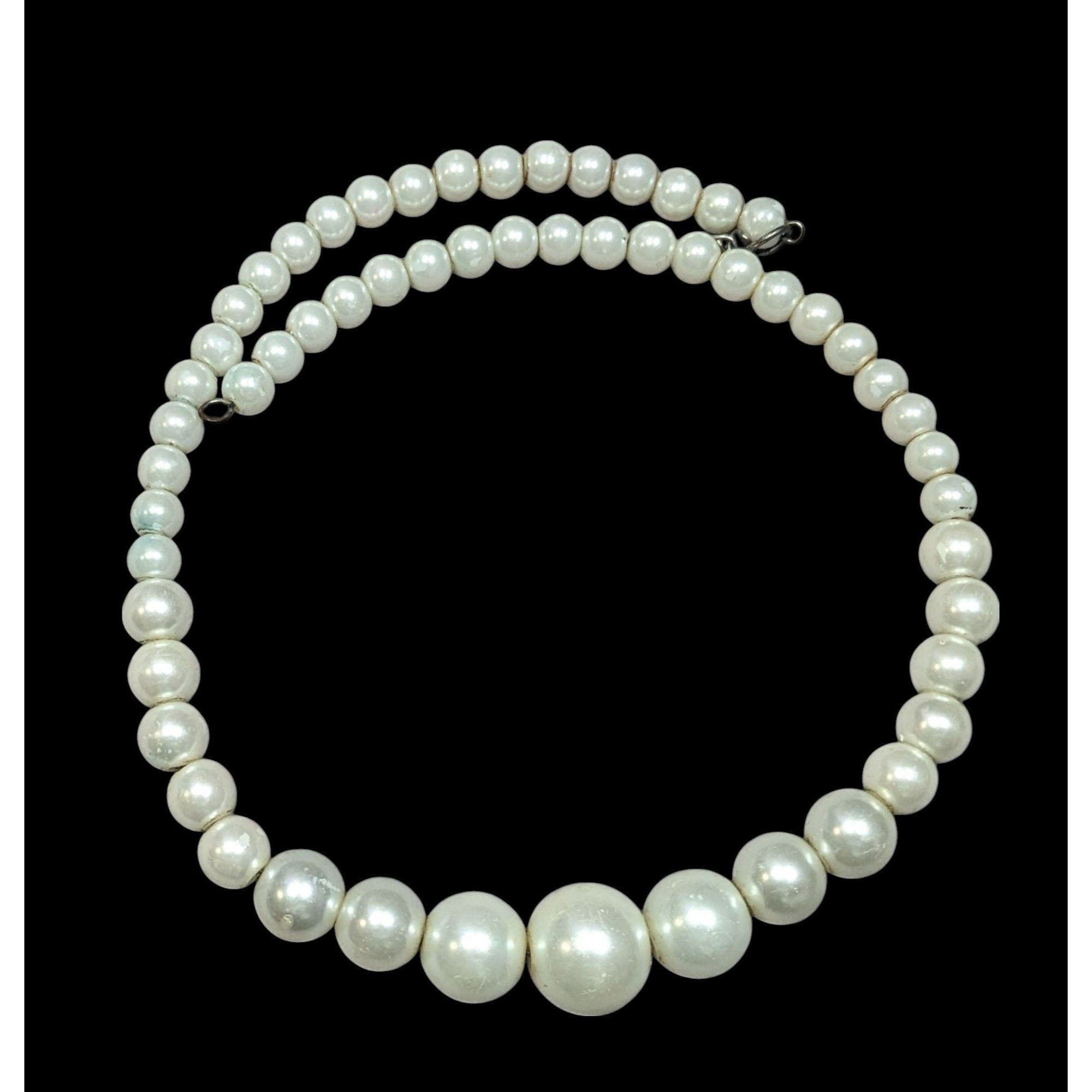 Other Elegant Bridal Faux Pearl Beaded Coil Necklace Size ONE SIZE - 2 Thumbnail