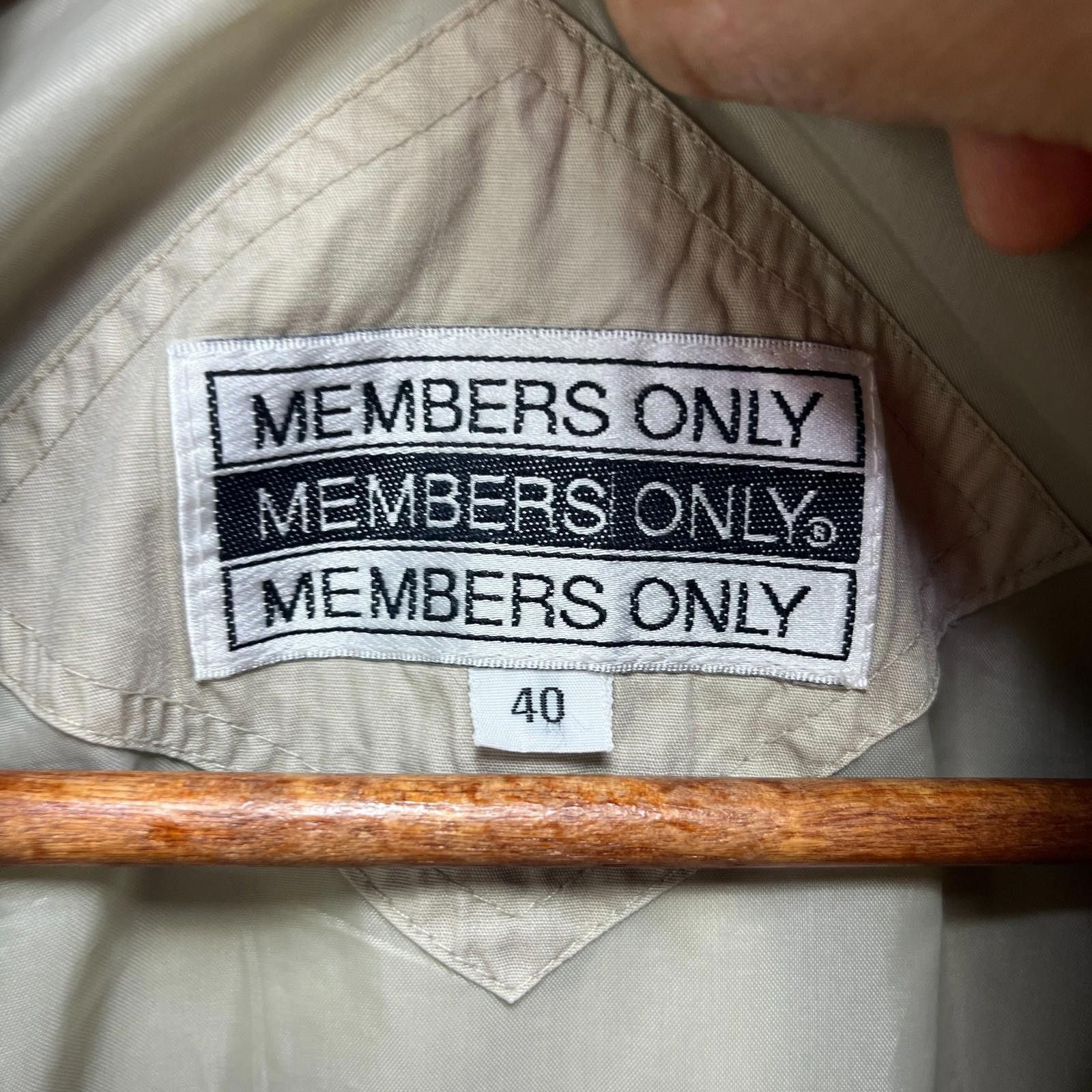 Members Only Vintage 90s Members Only Zip Up Jacket Size 40 Medium Size US M / EU 48-50 / 2 - 5 Thumbnail