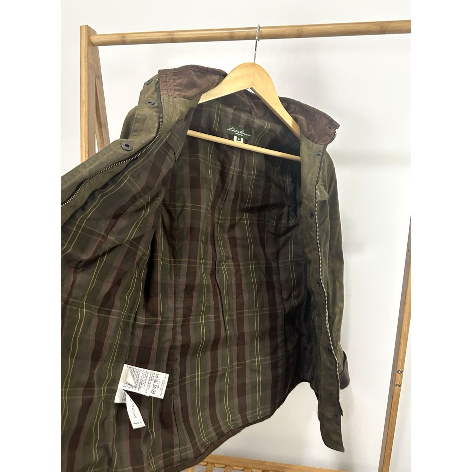 Eddie Bauer Eddie Bauer Women's Green Mountain Outdoor Wax Jacket Size M Size M / US 6-8 / IT 42-44 - 4 Thumbnail