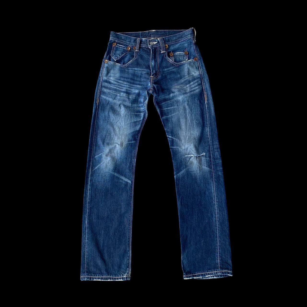 Levi's VINTAGE LEVIS DENIM LOT 502 RIVETTED DISTRESSED BLUEWASH Size US 29 - 1 Thumbnail