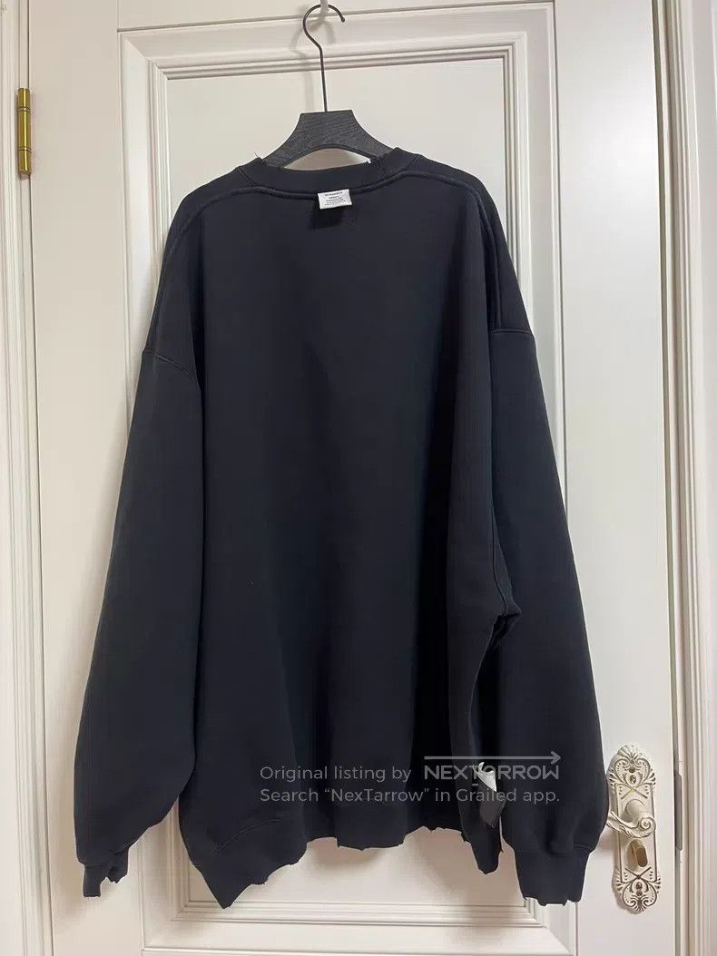 Vetements Vetements Holey Sweatshirt Size US S / EU 44-46 / 1 - 3 Thumbnail