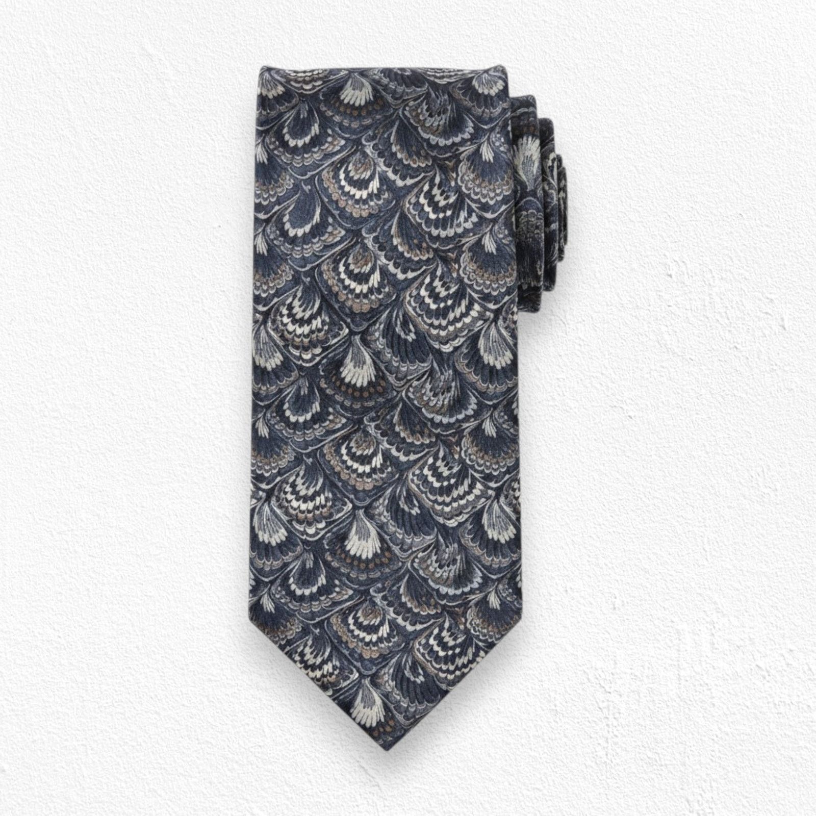 Henry Grethel Vintage Olive Silk USA Made Neck Tie Size ONE SIZE - 1 Thumbnail