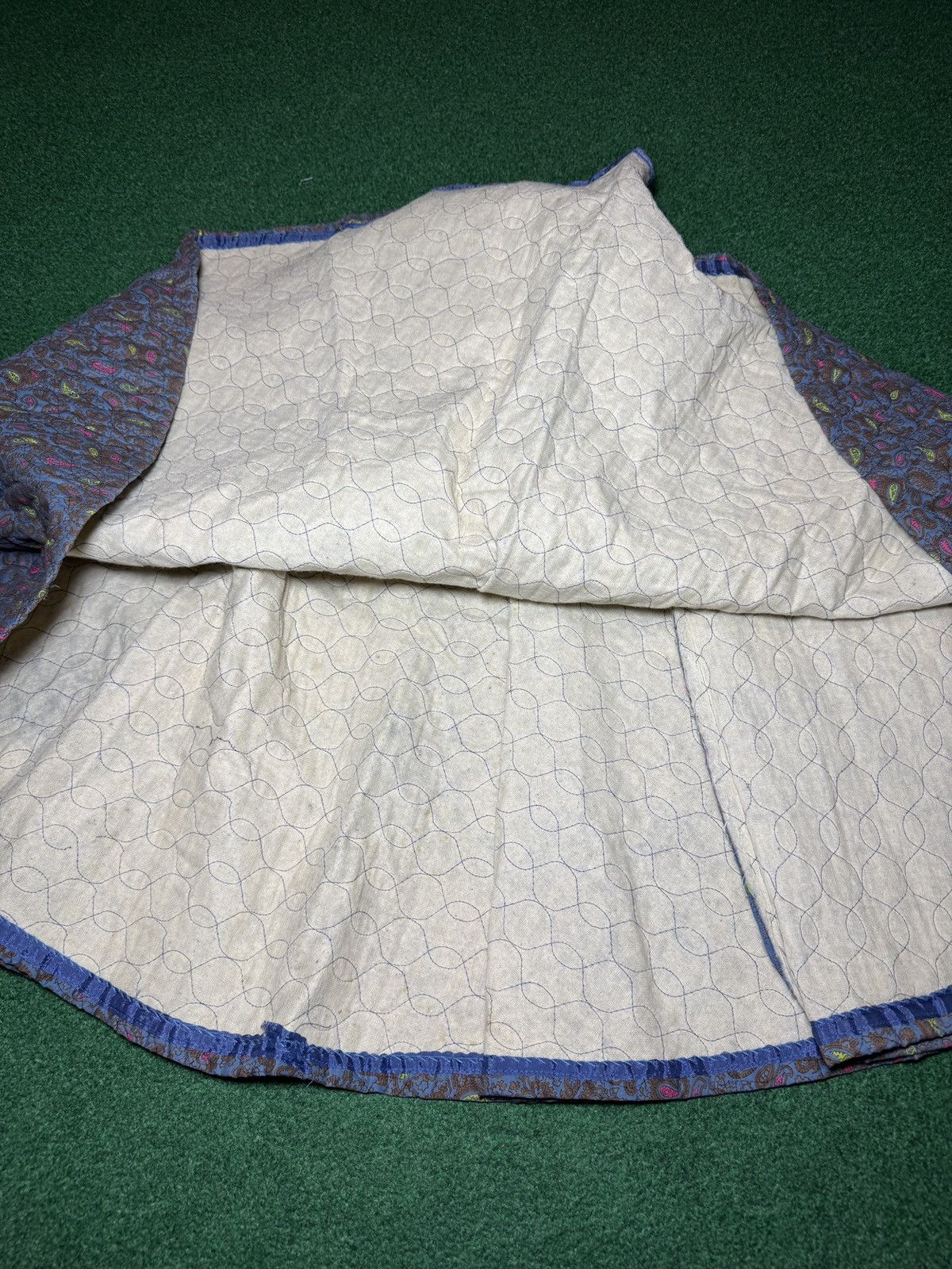 Vintage Vintage Paisley Midi 60s 70s Retro Boho 24” Waist Skirt Size 24" / US 00 / IT 34 - 9 Thumbnail