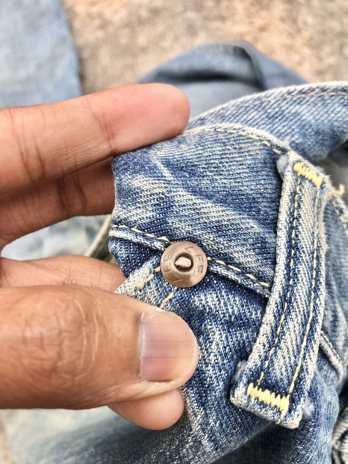 Lee VINTAGE 60s LEE 101B SELVEDGE DENIM Size US 36 / EU 52 - 21 Thumbnail