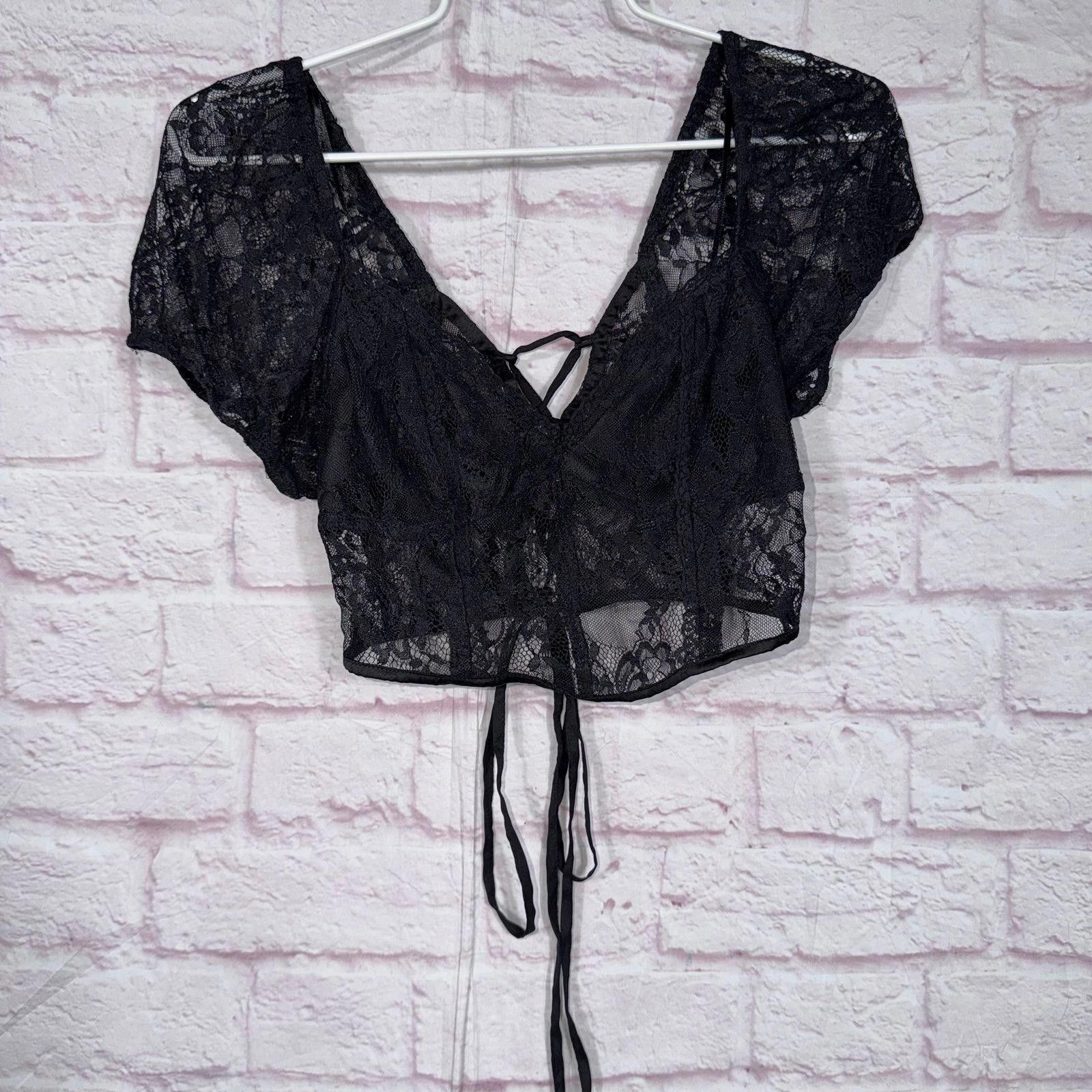 Urban Outfitters UO Vanessa Tie Back Blouse XS Size XS / US 0-2 / IT 36-38 - 4 Thumbnail
