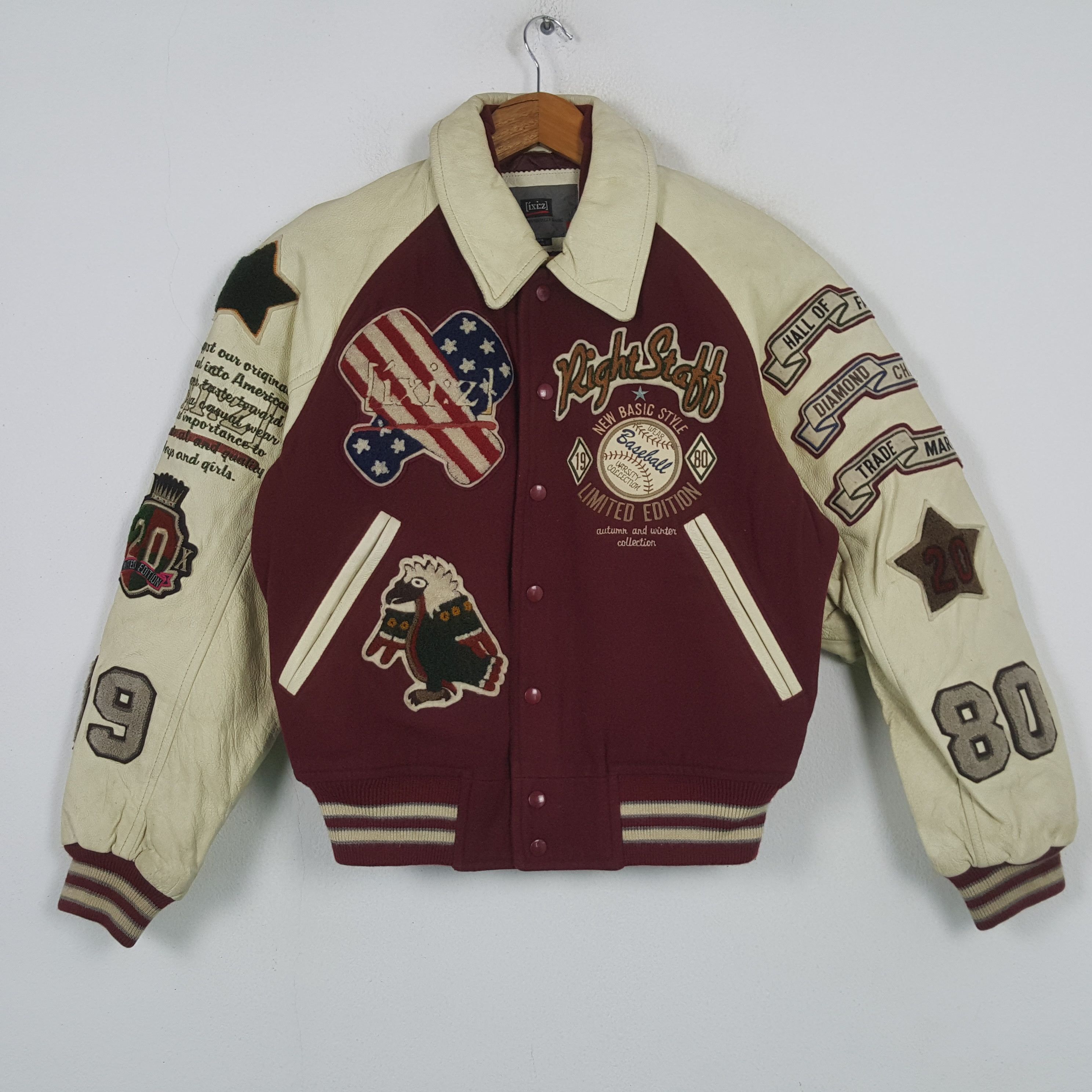 Designer Vintage ixi:z CHAMPTEAM Rare Design Varsity Jacket C295N22 Size US L / EU 52-54 / 3 - 1 Thumbnail