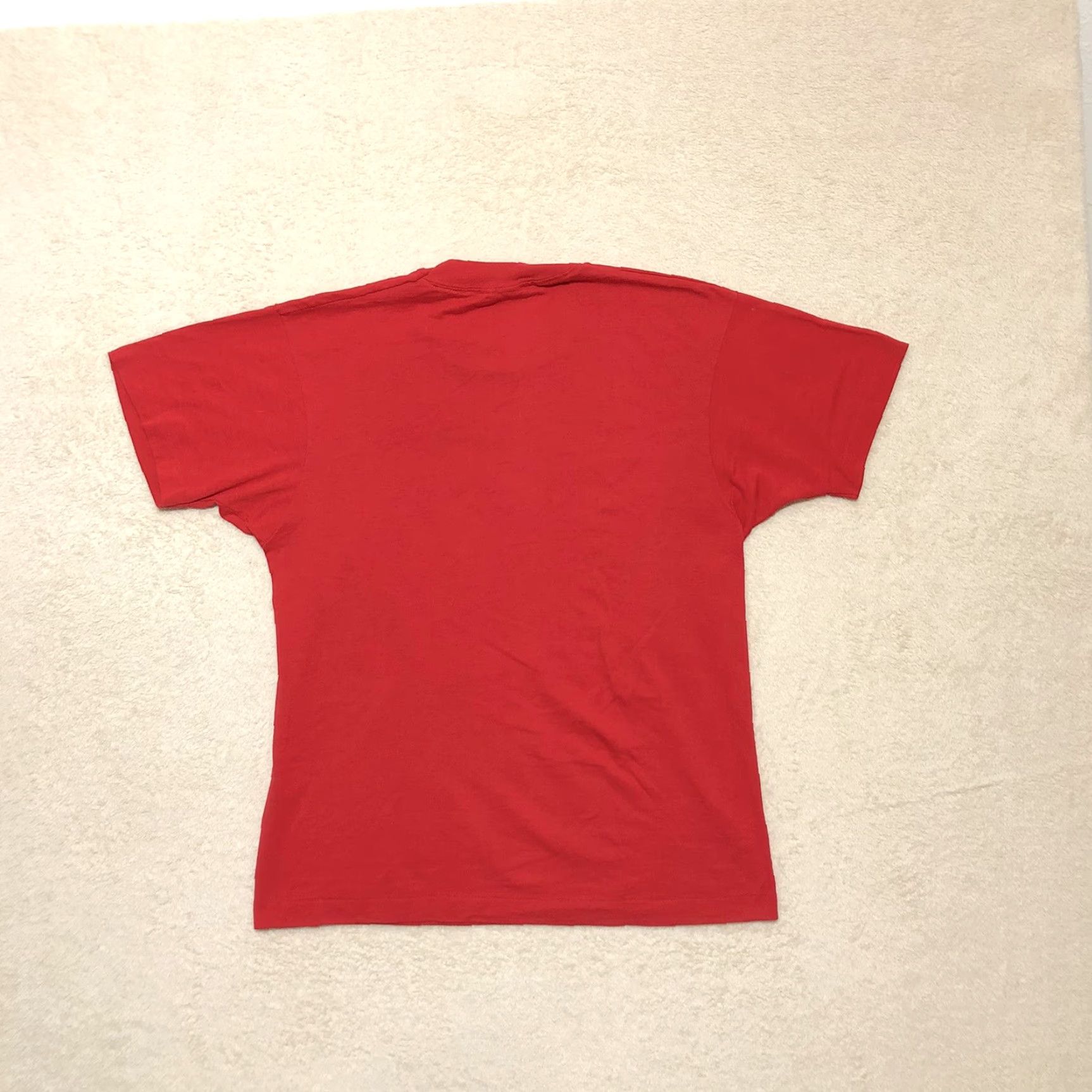 Vintage VINTAGE United States Marine Corps T-Shirt Red 80s Mens L Screen Stars USMC Logo Single Stitch Crew Neck Short Sleeve Cotton Vintage 80s Mens T-Shirt Size US L / EU 52-54 / 3 - 7 Thumbnail
