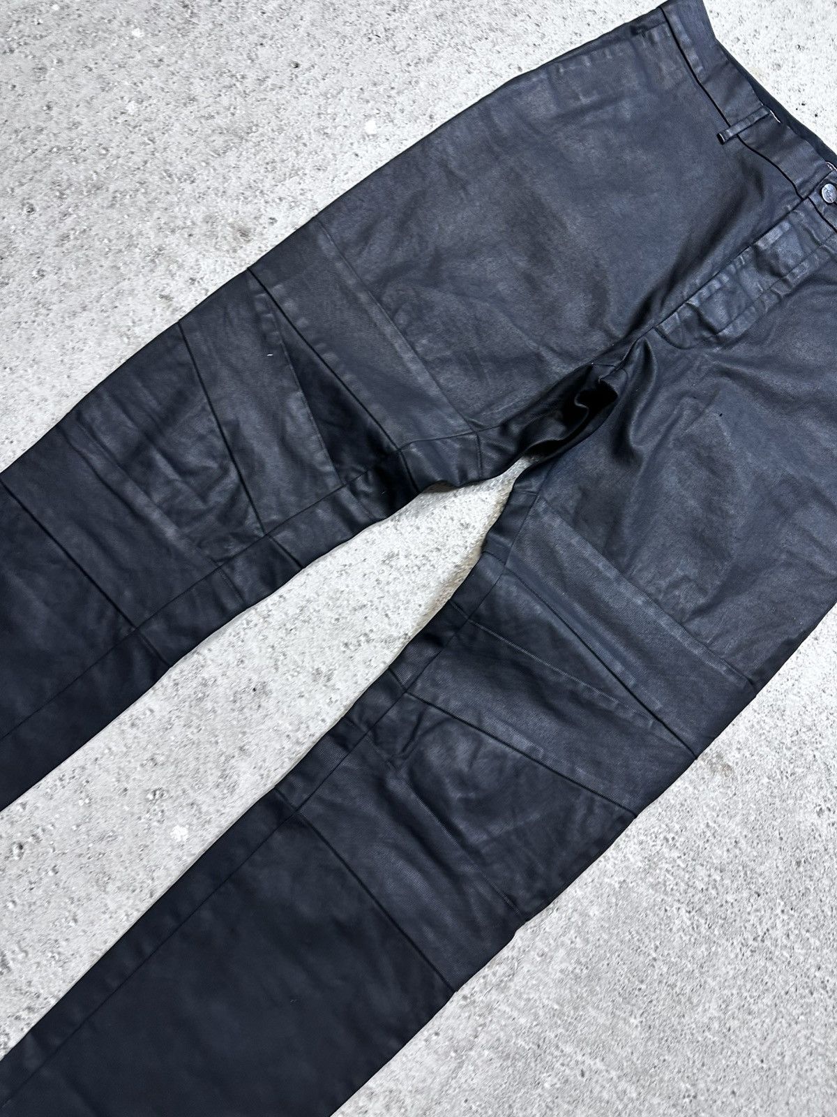 Vivienne Westwood Vivienne Westwood Black Biker Pants Panelled Slim Fit Size US 34 / EU 50 - 3 Thumbnail