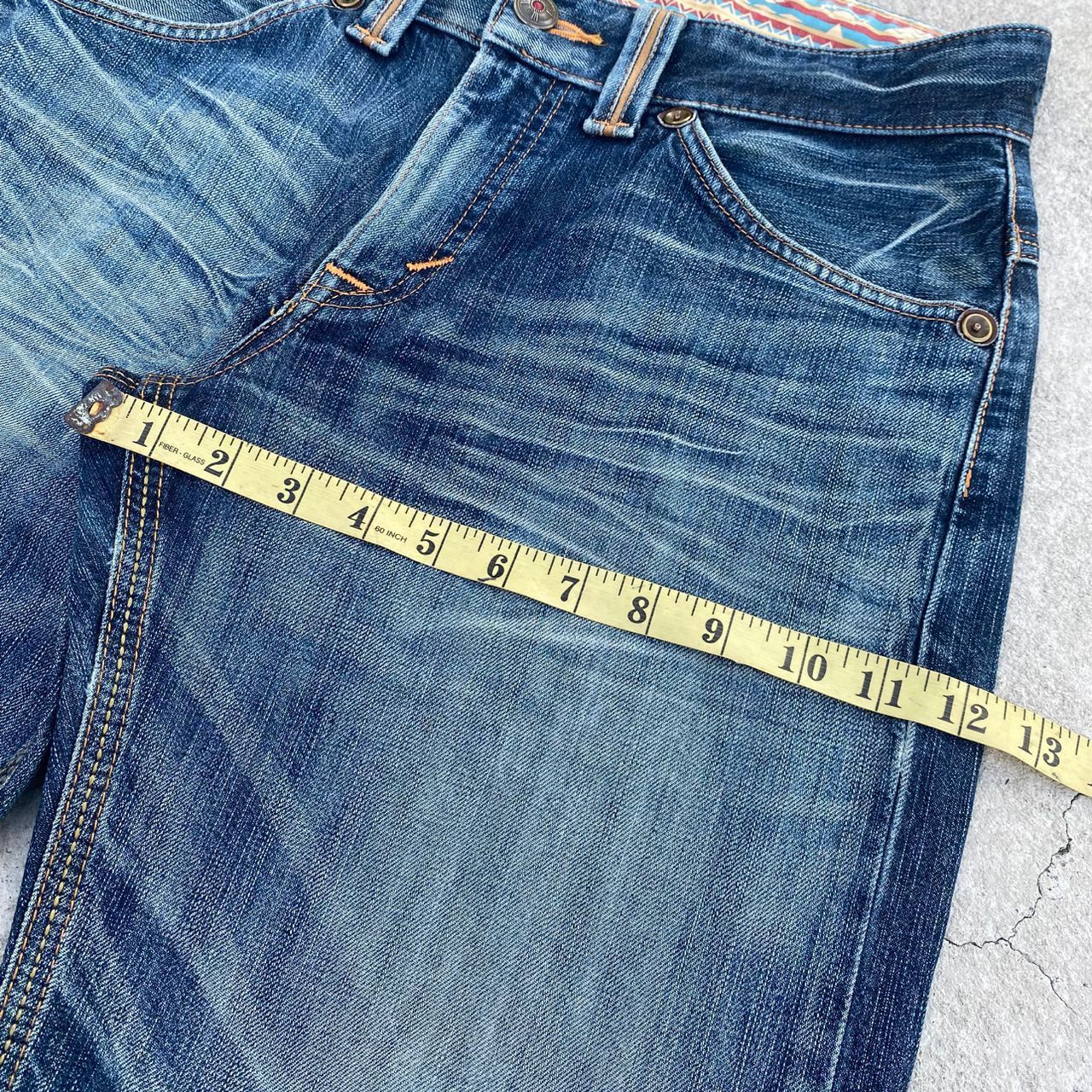 If Six Was Nine Vintage Edwin Exclusive Vintage Distressed Denim Size US 32 / EU 48 - 5 Thumbnail