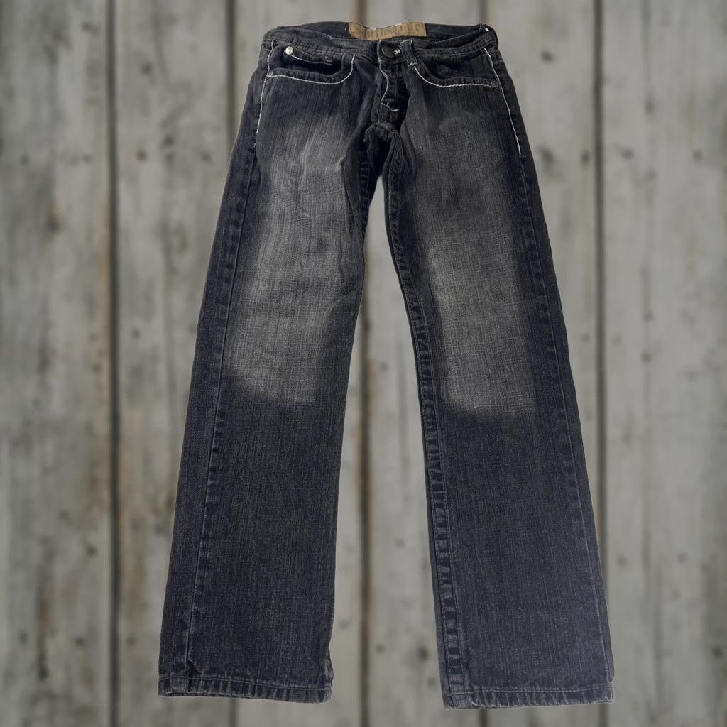 Southpole VINTAGE Southpole Jeans Black Embroidered Flap Pocket Y2K 29x30 Denim Jeans Men Regular 30in Inseam Black Embroidered Flap Pocket Y2K Jeans Size US 29 - 1 Thumbnail
