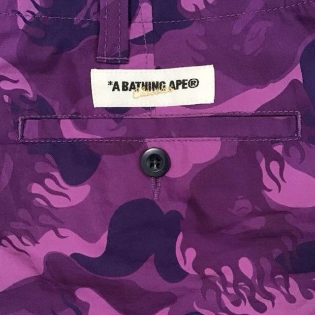 Bape BAPE Fire camo nylon shorts a bathing ape flame NIGO ★size M Size US 32 / EU 48 - 4 Thumbnail