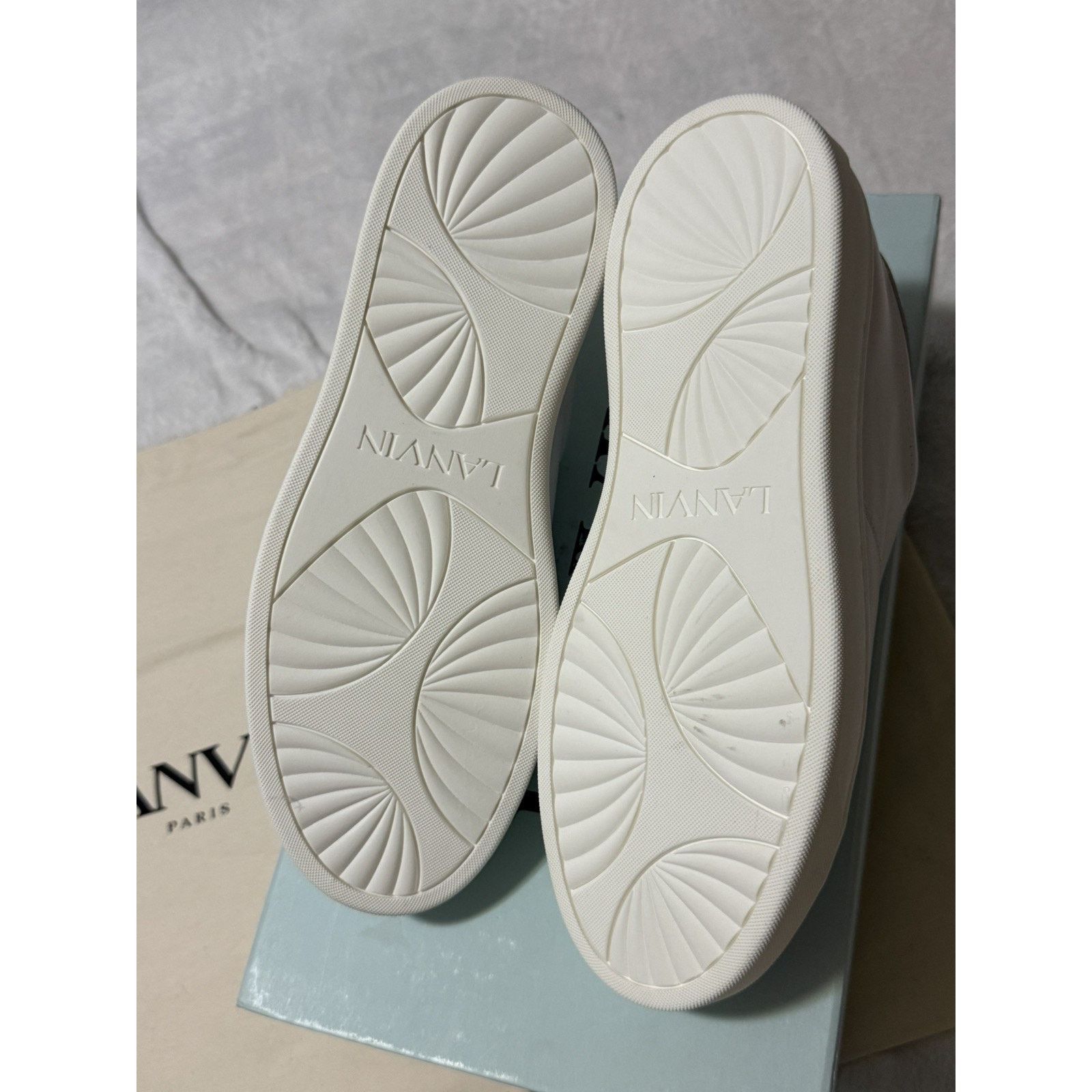 Lanvin Lanvin DDB0 White Leather Sneakers EU 40 US Men 7 , Women 9 Size US 7 / EU 40 - 9 Thumbnail
