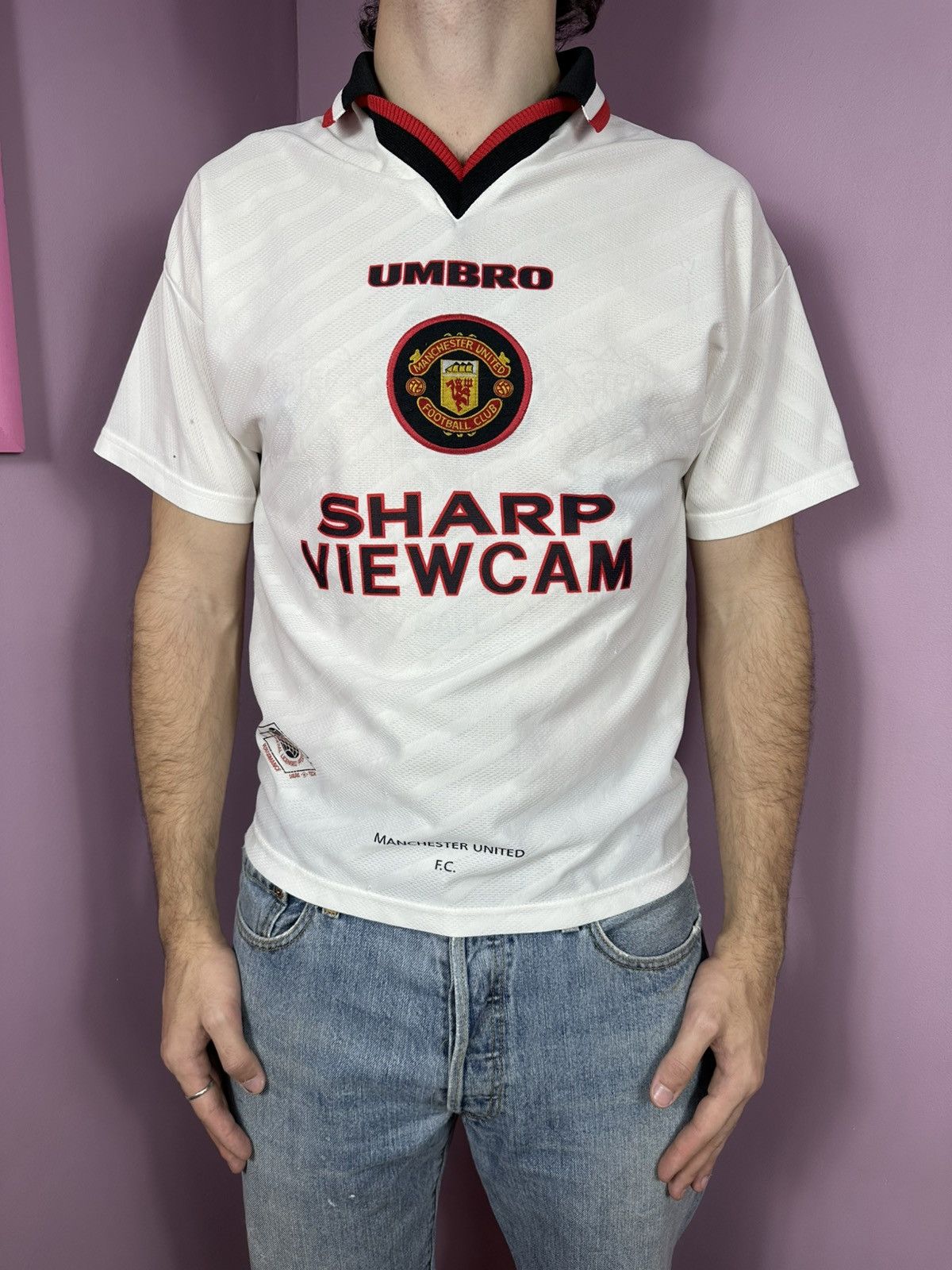 Umbro Manchester United FC Umbro Vintage 1996/1997 Sharp Jersey Size US S / EU 44-46 / 1 - 2 Thumbnail