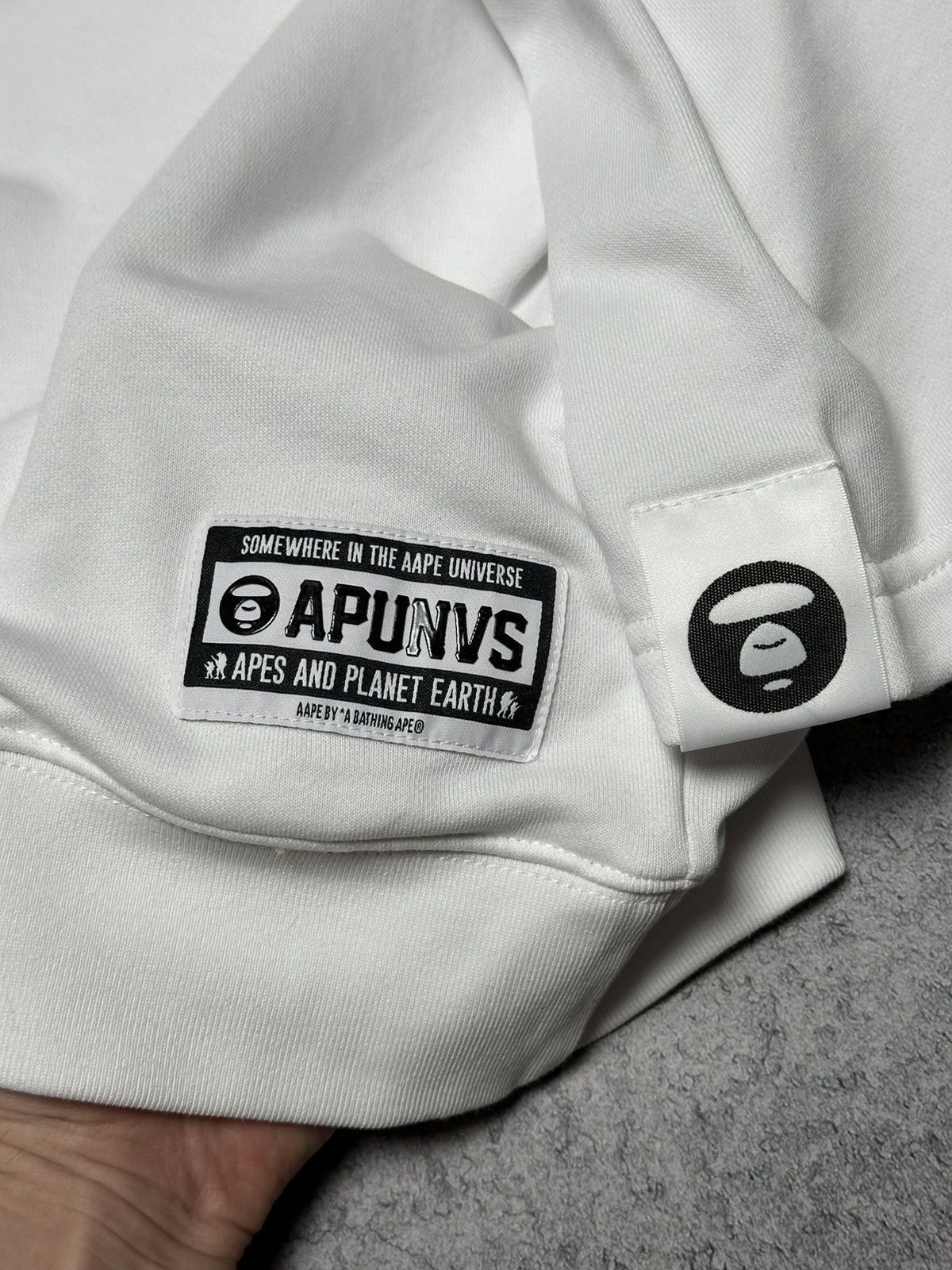 Aape Bape AAPE NOW Rainbow Logo Sweatshirt Tee Size US S / EU 44-46 / 1 - 4 Thumbnail