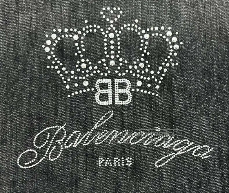 Balenciaga Balenciaga SS24 Denim Jacket with Crystal Logo. Size US M / EU 48-50 / 2 - 5 Thumbnail