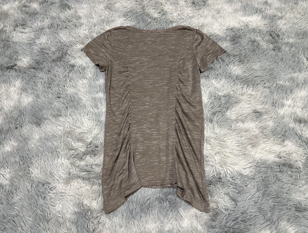 Tornado Mart 🔥Sick Y2K Tornado Mart Ruched Hybrid Ribbed Shirt Size US S / EU 44-46 / 1 - 8 Thumbnail