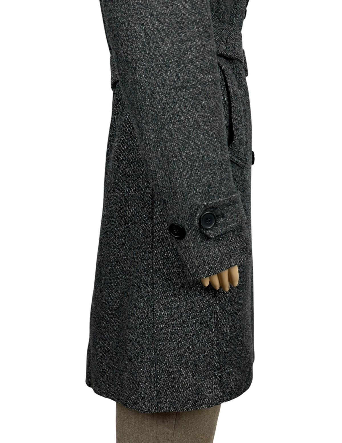 Sandro Sandro Wool Overcoat Double-Breasted Belted Coat size XS Size XS / US 0-2 / IT 36-38 - 10 Thumbnail