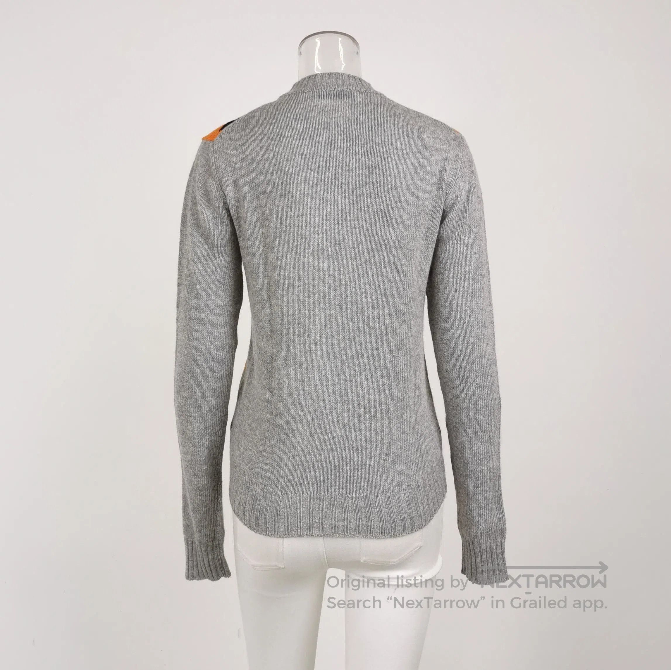 Prada Prada Colorful Knit Sweater with Zigzag Design . Size L / US 10 / IT 46 - 3 Thumbnail