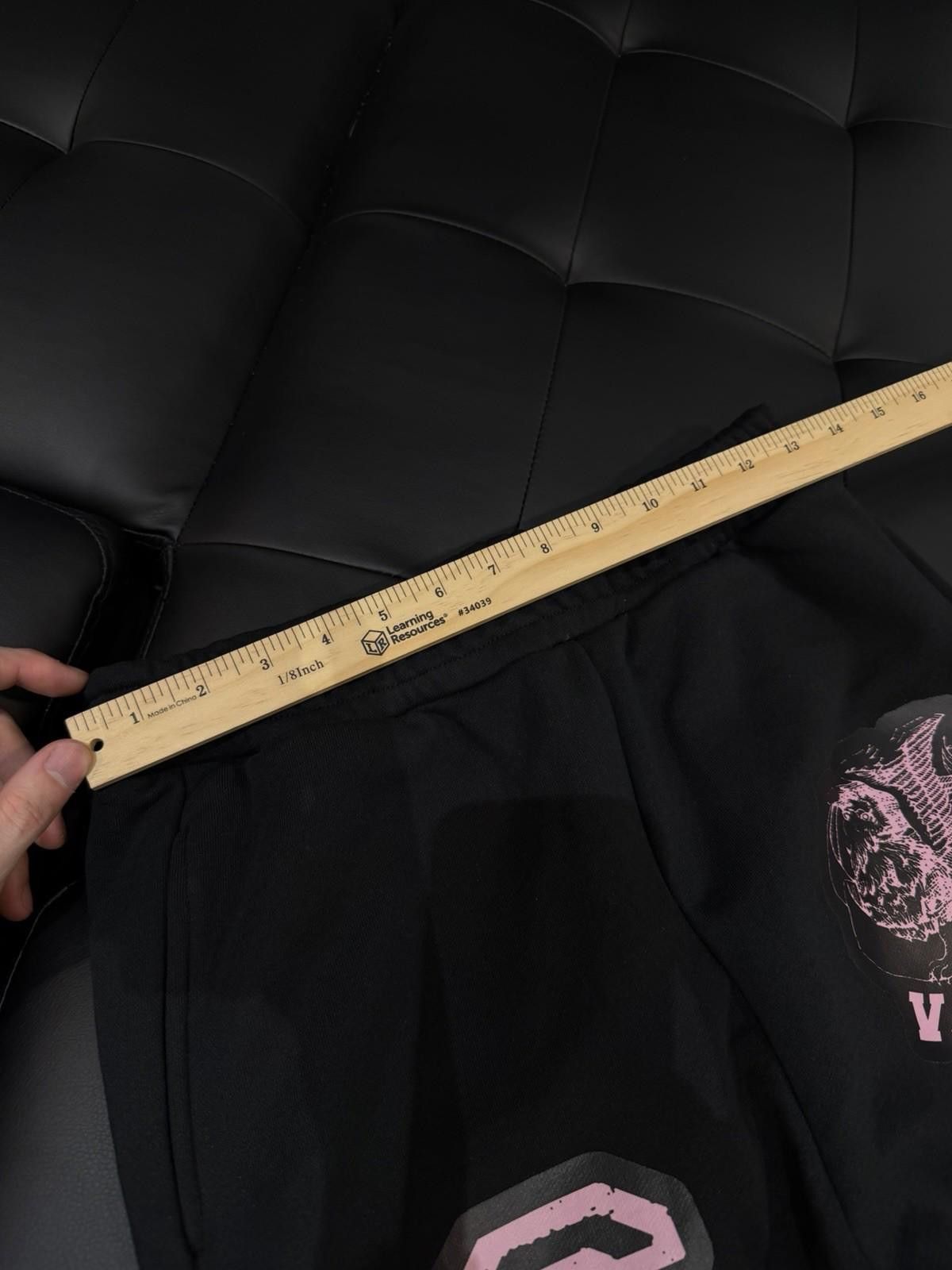 Saint Vanity Size S - Saint Vanity Varsity Sweatpants Black Pink NEW 2025 Size US 30 / EU 46 - 8 Thumbnail