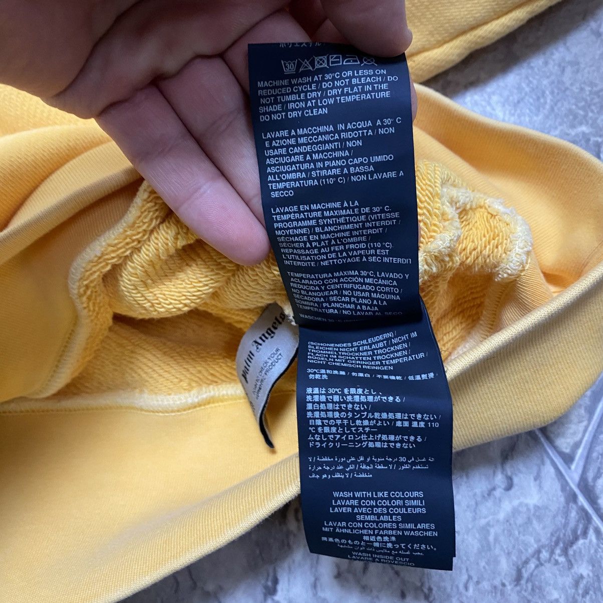 Palm Angels Palm Angels Sweatshirt Big logo Yellow Size US S / EU 44-46 / 1 - 14 Thumbnail