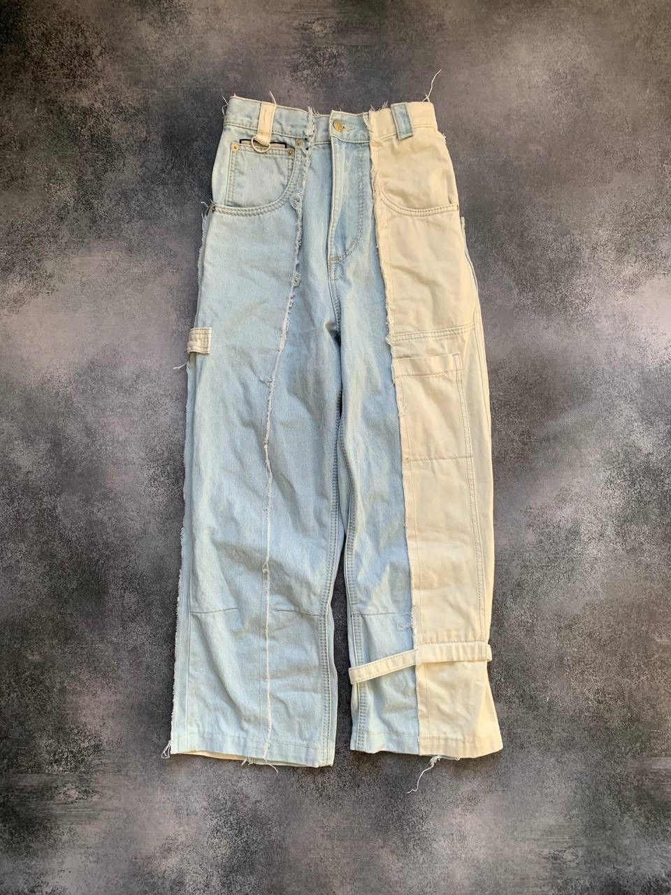 image of Eytys Benz Blue Patchwork Jeans W32 L34, Men's