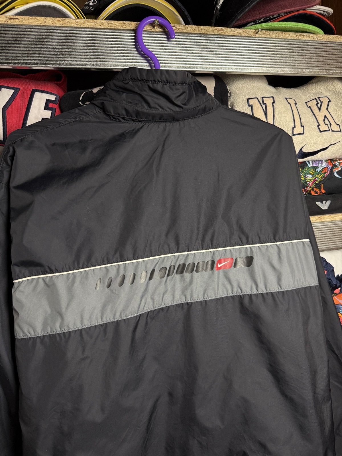 Nike 0Os Vintage Nike Nylon Windbreaker Jacket Swoosh Logo Size US M / EU 48-50 / 2 - 6 Thumbnail