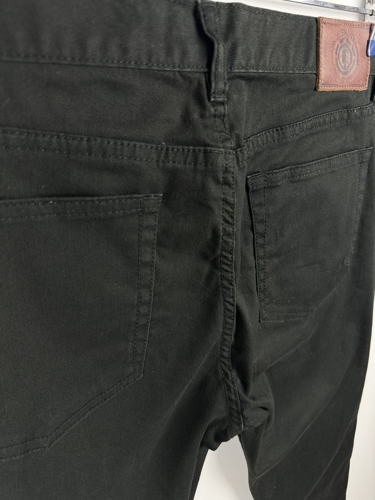 Element Element 33x32 Boom Black Slim Fit Denim Skate Pants Size US 33 - 12 Thumbnail