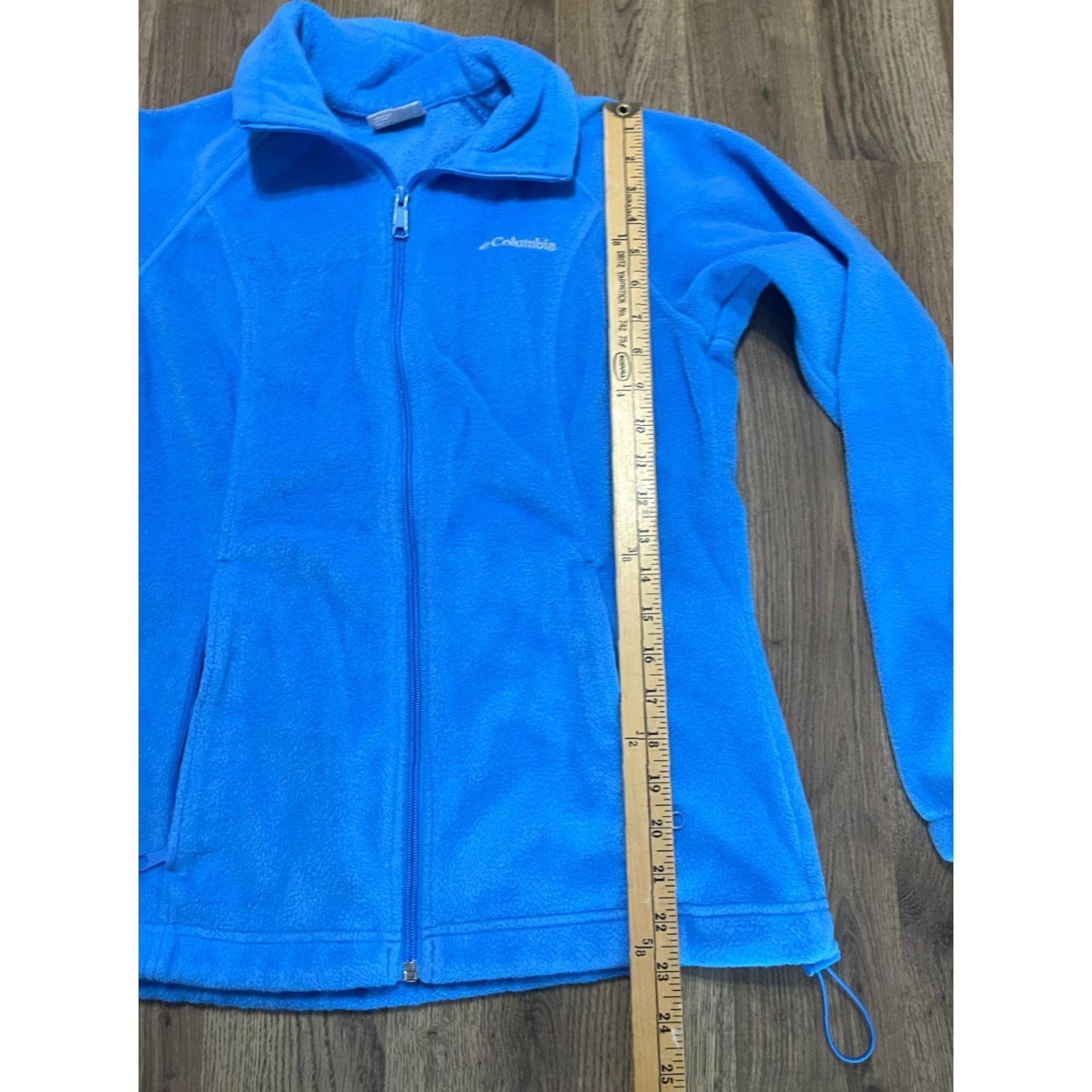 Vintage Columbia Sweater Women’s Size S Blue Full Zip Fleece Pockets Size S / US 4 / IT 40 - 6 Thumbnail
