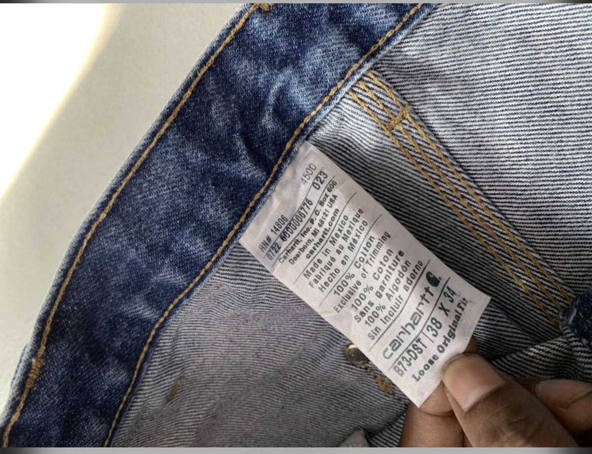 Carhartt Vintage carhartt b136 dst double knee denim Size US 38 / EU 54 - 6 Thumbnail