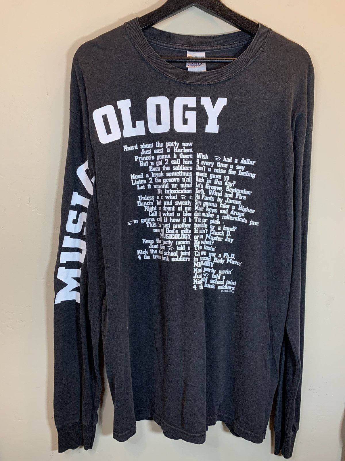 Band Tees × Rap Tees × Vintage *RARE* Vintage Prince Musicology Album Art Long Sleeve Shirt Size US L / EU 52-54 / 3 - 1 Thumbnail