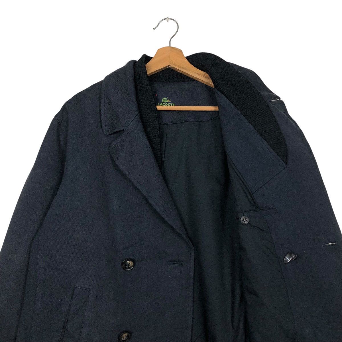 Japanese Brand × Vintage 📌Vintage Chore Work Jacket Lacoste Rich Black Issey Miyake Size US M / EU 48-50 / 2 - 13 Thumbnail
