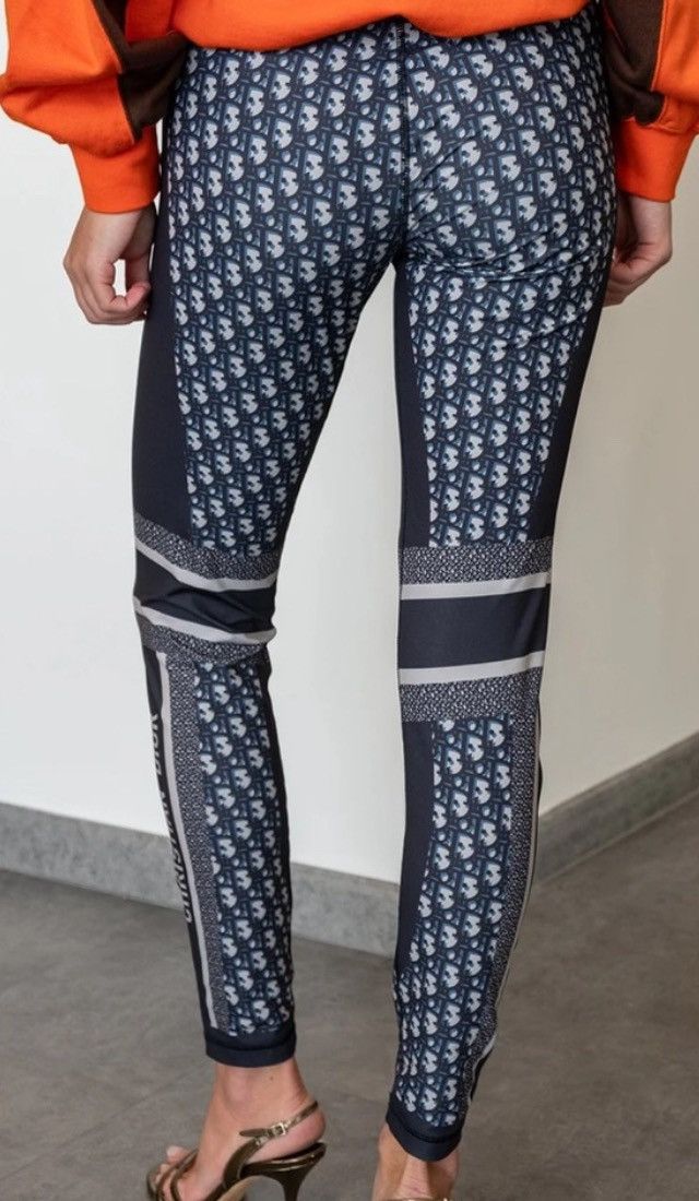 Dior Christian Dior Oblique Leggings Size 26" / US 2 / IT 38 - 4 Thumbnail