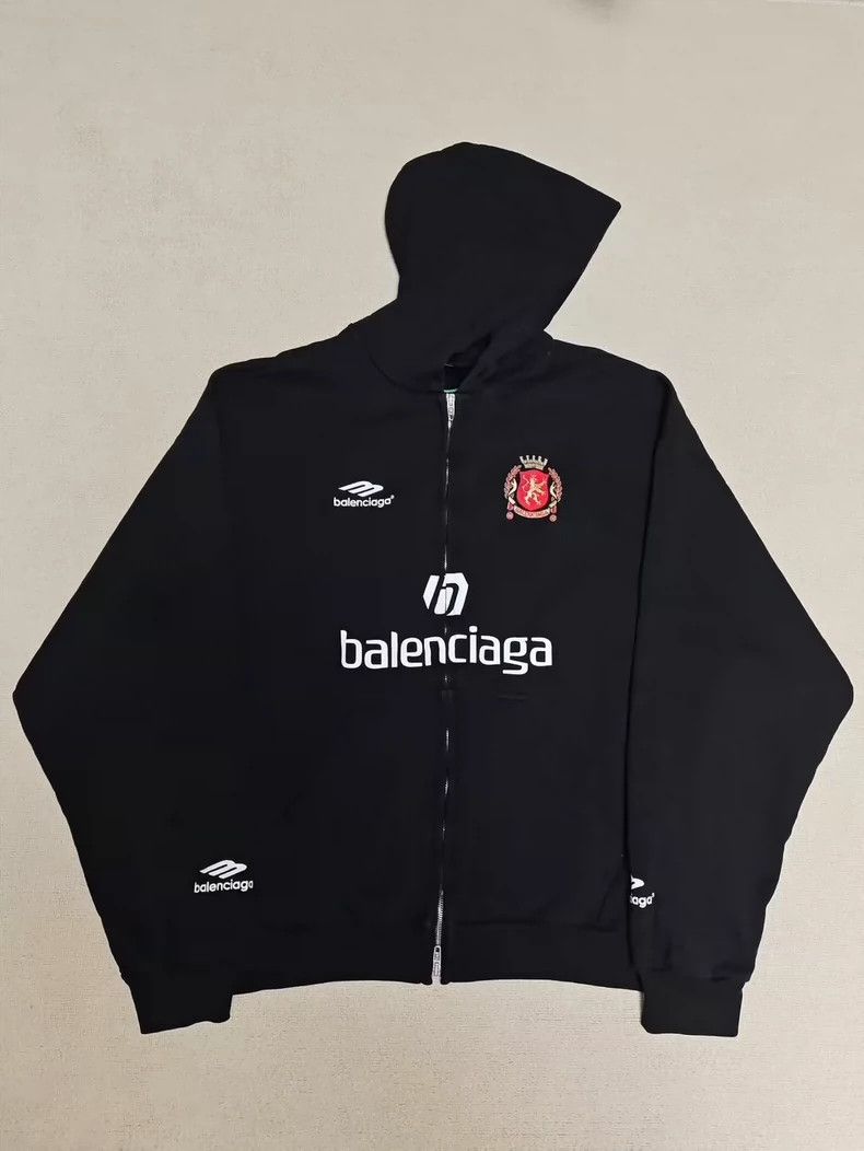 BALENCIAGA ポロ ジップフーディー BALENCIAGA バレンシアガ 22AW Polo Zip-up Hoodie ポロ ジップ