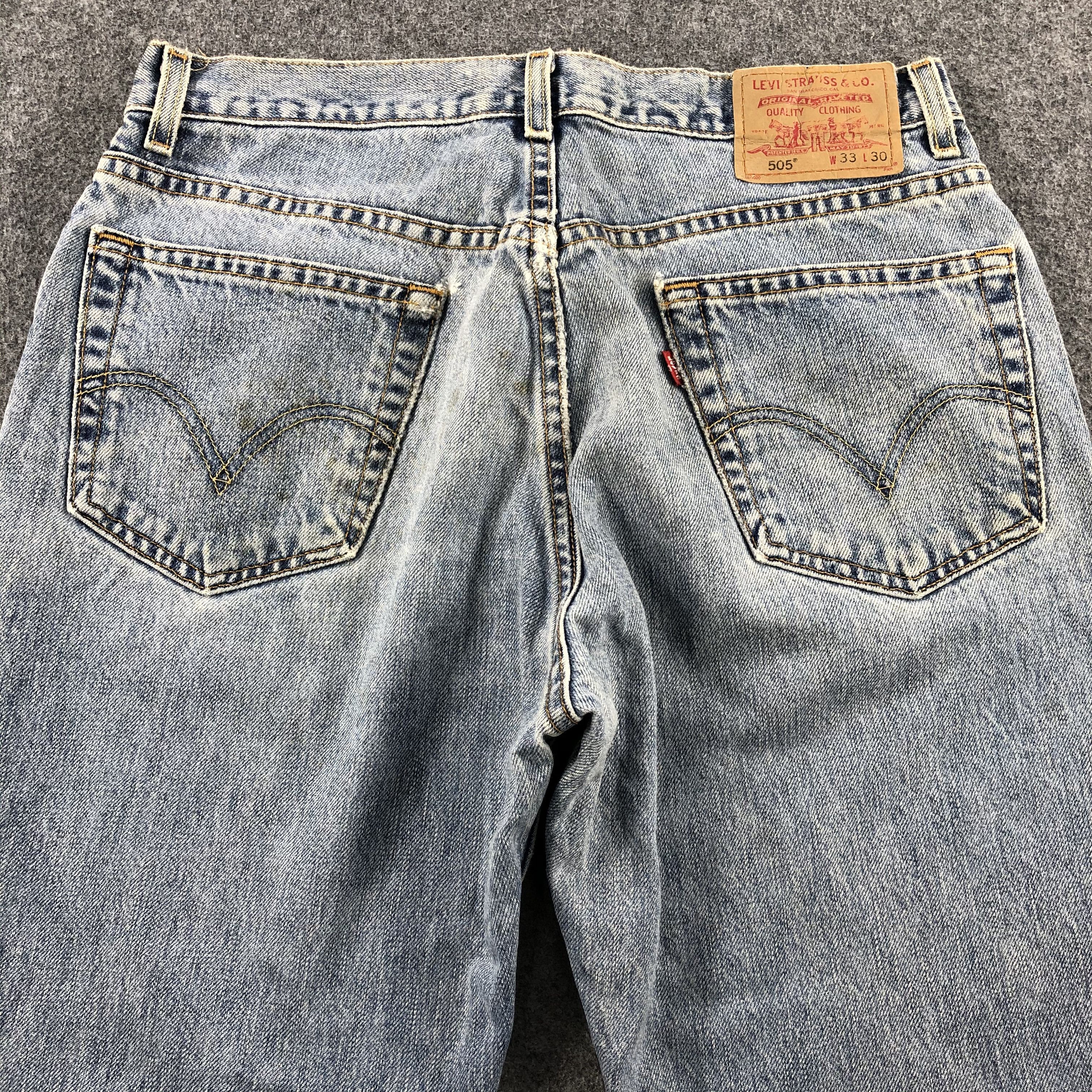 Levi's × Vintage Vintage Light Wash Levis 505 Jeans-JM1763 Size US 32 / EU 48 - 4 Thumbnail