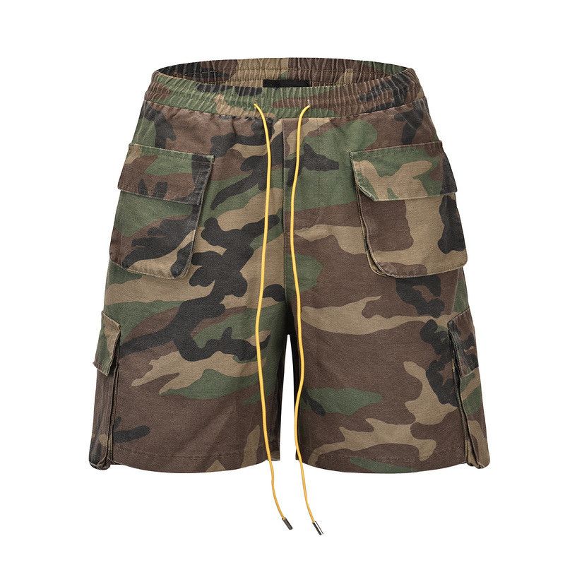 Japanese Brand × Vintage Denim Shorts Large Pocket Camouflage Workwear Size US 31 - 1 Thumbnail