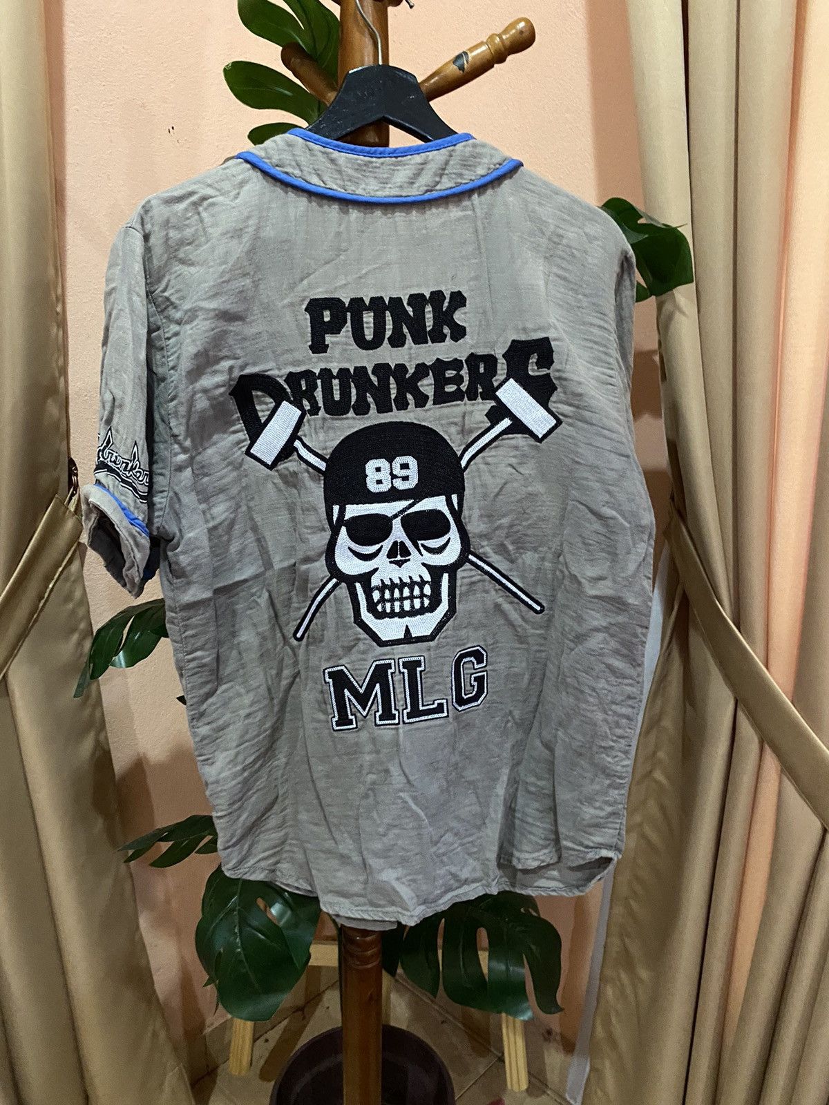 If Six Was Nine × Vintage VINTAGE PUNK DRUNKERS BASEBALL JERSEY Size US L / EU 52-54 / 3 - 9 Thumbnail